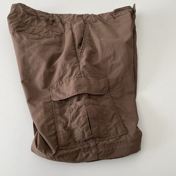 REI Shorts Girls XL (18) Lightweight Cargo Brown Nylon Outdoors Hiking Camping - Picture 4 of 13